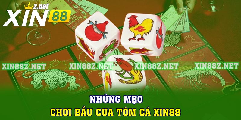 Những mẹo chơi bầu cua tôm cá XIN88